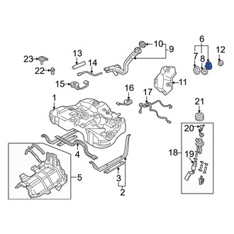 Mazda OE - Fuel Filler Neck Mount Plate
