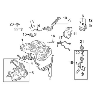 Mazda OE - Fuel System Components