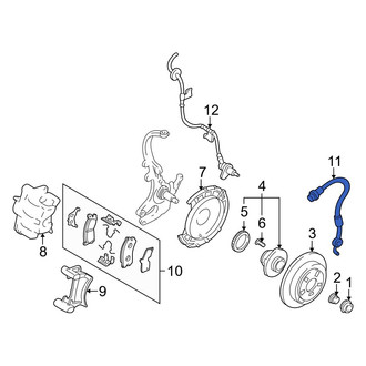 Mazda OE - Front Right Brake Hydraulic Hose