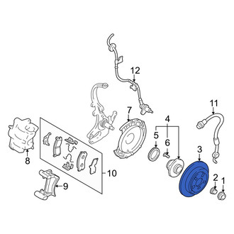 Mazda OE - Rear Disc Brake Rotor