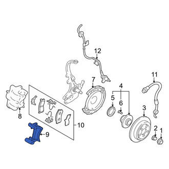 Mazda OE - Rear Disc Brake Caliper Bracket