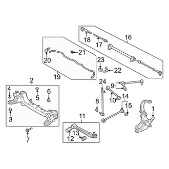 Mazda OE - Front Suspension Stabilizer Bar Bushing