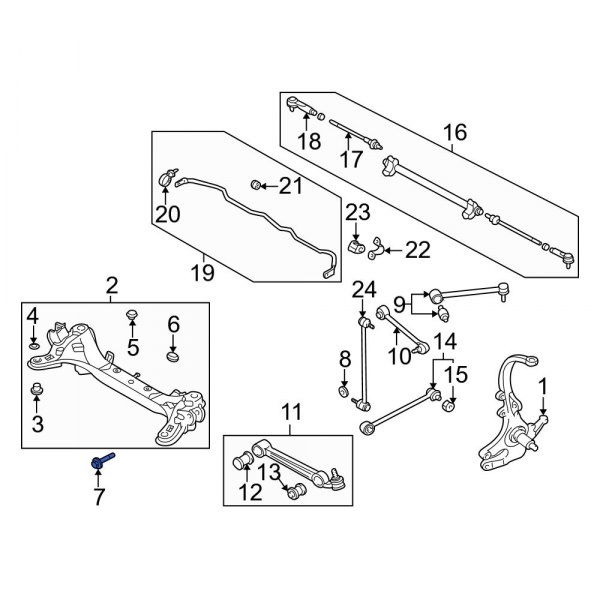 Suspension Control Arm Bolt