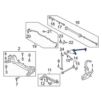 Mazda OE - Rear Upper Suspension Control Arm