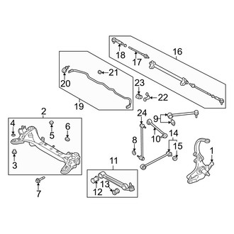 Mazda OE - Rear Suspension - Suspension Components