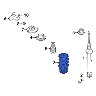 Mazda OE - Rear Right Coil Spring