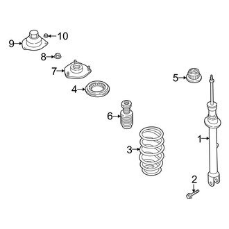Mazda OE - Rear Suspension - Struts & Components