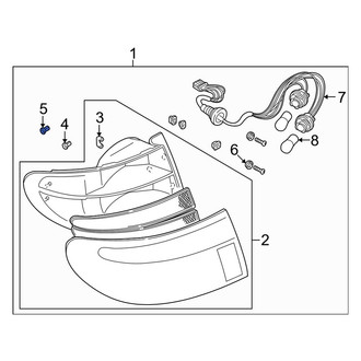Mazda OE - Tail Light Grommet