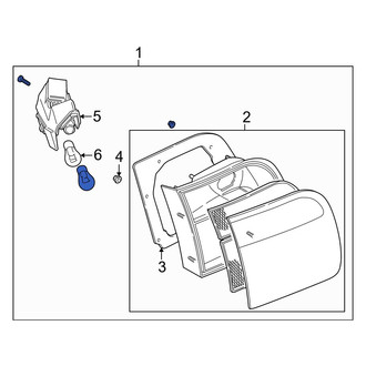 Mazda OE - Rear Left Tail Light Assembly