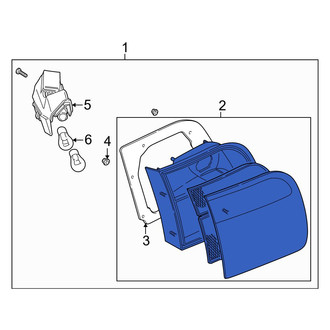 Mazda OE - Rear Right Tail Light Housing