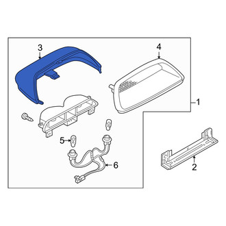 Mazda OE - Rear Center High Mount Stop Light Cap