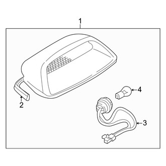 Mazda OE - Rear Lamps - High Mounted Stop Lamp (With One Bulb)