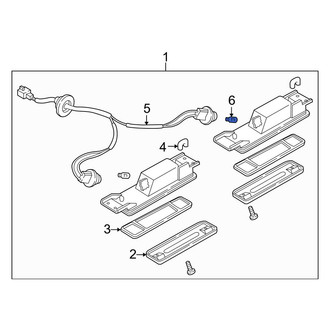 Mazda OE - Rear License Plate Light Bulb