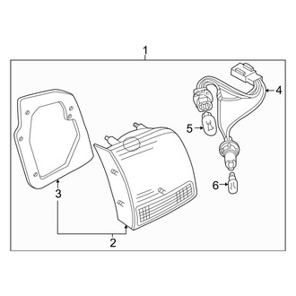 Mazda OE - Rear Lamps - Tail Lamps (On Lid)