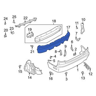 Mazda OE - Rear Bumper Impact Absorber