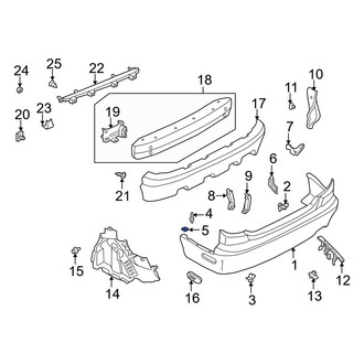 Mazda OE - Rear Bumper Seal