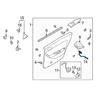 Mazda OE - Rear Door Window Switch