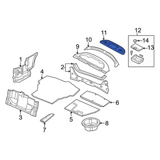 Mazda OE - Front Left Speaker Cover