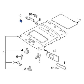 Mazda OE - Rear Interior Grab Bar Spacer