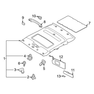 Mazda OE - Roof - Interior Trim