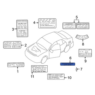 Mazda OE - Caution Label