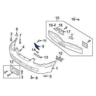 Mazda OE - Front Right Jack Plug Cover