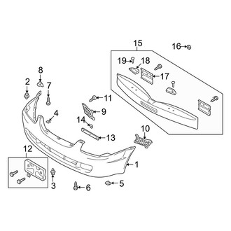 Mazda OE - Front Bumper - Bumper & Components (DX / ES / LX)