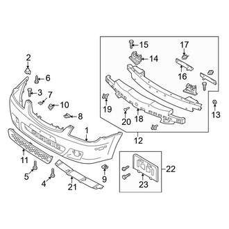 Mazda OE - Front Bumper - Bumper & Components