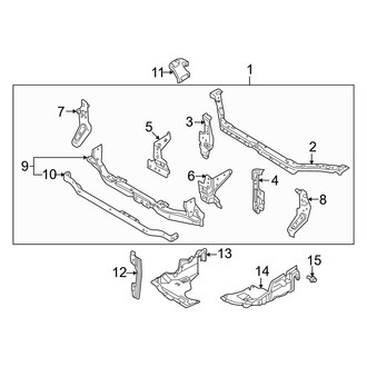 Mazda OE - Radiator Support