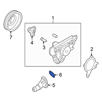 Mazda OE - Engine Coolant Water Inlet Gasket