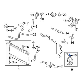 Mazda OE - Engine Coolant Reservoir Cap