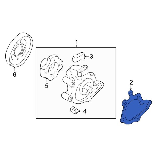 Engine Water Pump Gasket