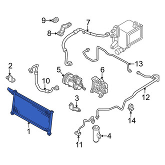 Mazda OE - A/C Condenser