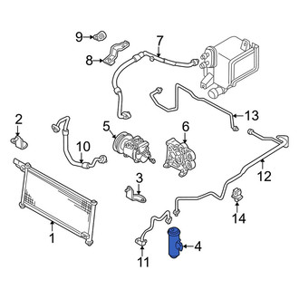 Mazda OE - A/C Receiver Drier