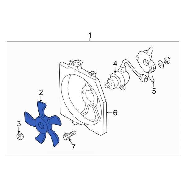 A/C Condenser Fan Blade