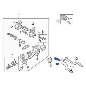 Mazda OE - Rear Left Instrument Panel Air Duct