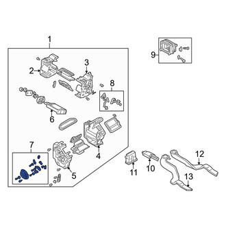 Mazda OE - HVAC Mode Door Lever Link