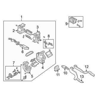 Mazda OE - Air Conditioner & Heater - Heater Components