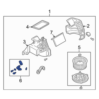 Mazda OE - HVAC Mode Door Lever Link