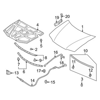 Mazda OE - Hood & Components