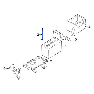 Mazda OE - Battery Hold Down Bolt