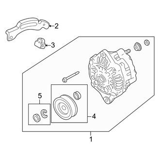 Mazda OE - Electrical - Alternator (1.6L)