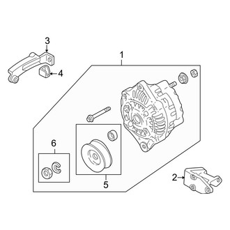 Mazda OE - Electrical - Alternator (1.8L)
