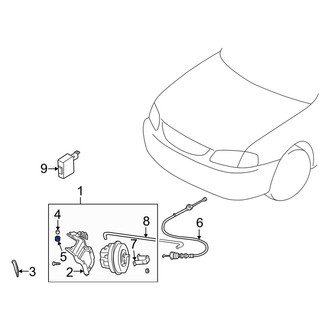 Mazda OE - Cruise Control Actuator Grommet