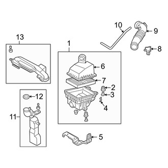 Mazda OE - Engine / Transaxle - Air Intake (1.6L)
