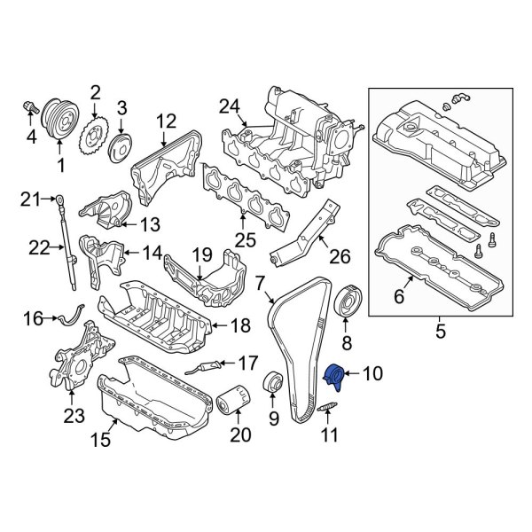 Engine Timing Belt Tensioner