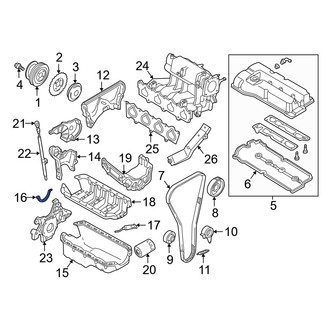 Mazda OE - Rear Engine Oil Pan Gasket