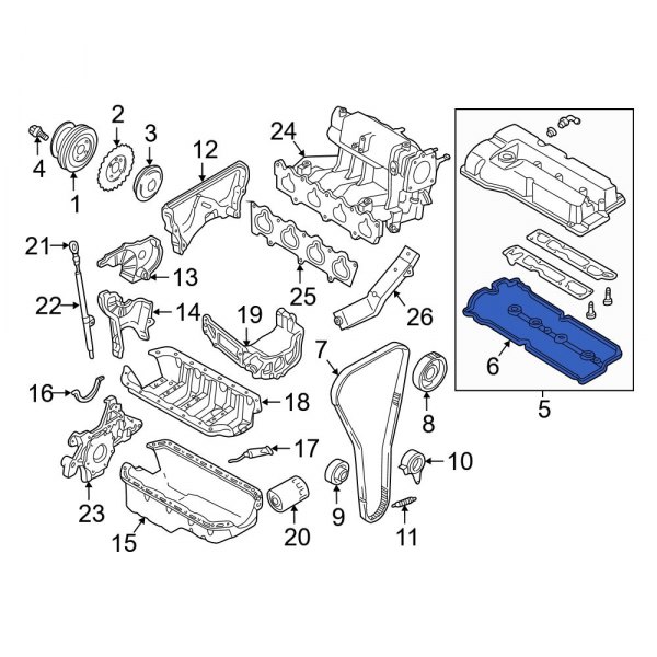 Engine Valve Cover Gasket