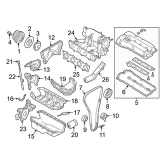 Mazda OE - Engine / Transaxle - Engine Parts (1.6L)
