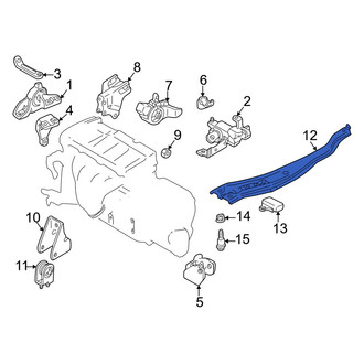 Mazda OE - Transmission Crossmember